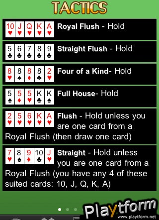 Video Poker Trainer (iPhone/iPod)