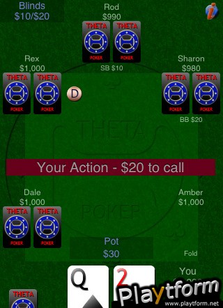 THETA Poker - Texas Hold 'Em (iPhone/iPod)
