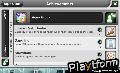 Aqua Globs (iPhone/iPod)