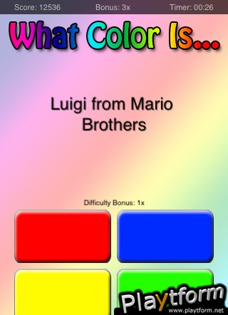 Color Picker Trivia (iPhone/iPod)