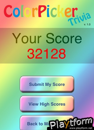 Color Picker Trivia (iPhone/iPod)
