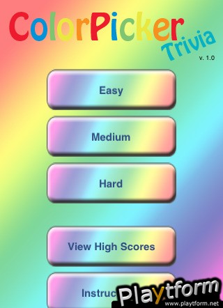 Color Picker Trivia (iPhone/iPod)