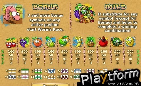 FreakyFruits slots (iPhone/iPod)