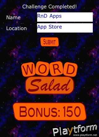 WordSalad (iPhone/iPod)