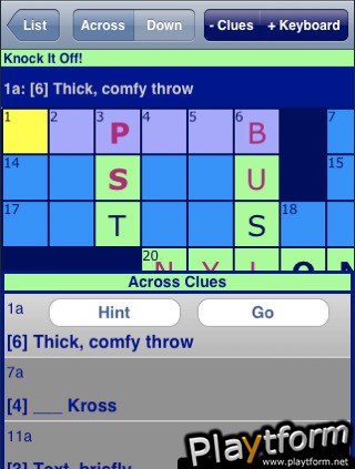 Sunkissed Crosswords - Ink Well 04 (iPhone/iPod)