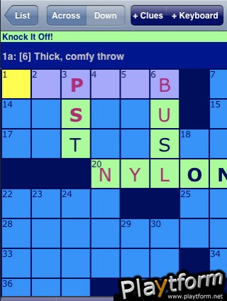 Sunkissed Crosswords - Ink Well 04 (iPhone/iPod)