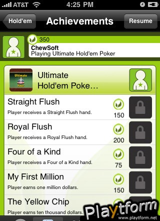 Ultimate Hold'em Poker (iPhone/iPod)