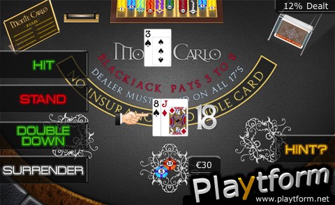 Blackjack World: Monte Carlo (iPhone/iPod)