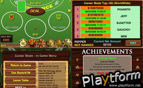 BlackJack 3-Hand Edition (iPhone/iPod)
