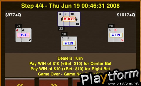 BlackJack 3-Hand Edition (iPhone/iPod)