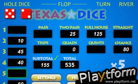 Texas Dice (iPhone/iPod)