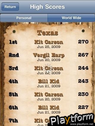 Texas Poker Squares (iPhone/iPod)