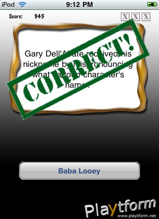 Howard Stern Trivia (iPhone/iPod)