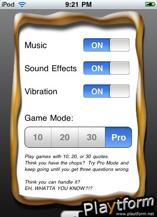 Howard Stern Trivia (iPhone/iPod)