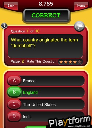 TriviaBurst (iPhone/iPod)