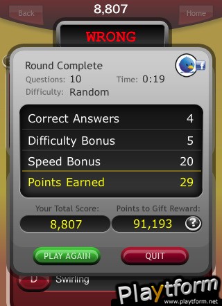 TriviaBurst (iPhone/iPod)