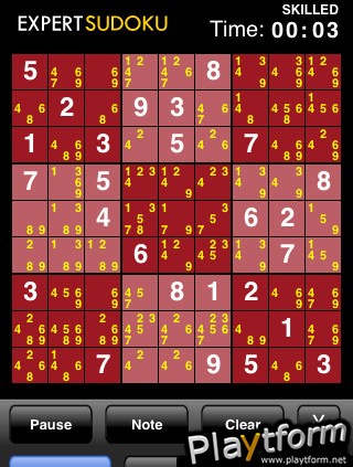 Expert Sudoku (iPhone/iPod)