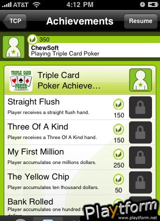 Triple Card Poker (iPhone/iPod)