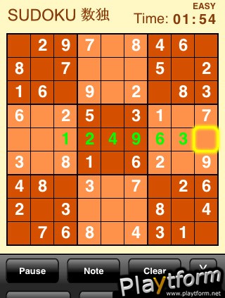 Sudoku (Mighty Mighty Good Games) (iPhone/iPod)