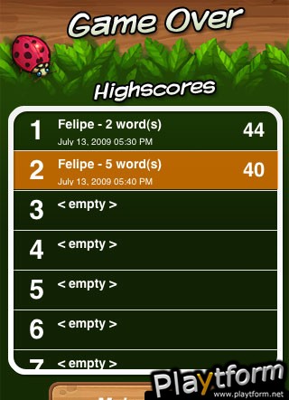 Letter Hunter (iPhone/iPod)