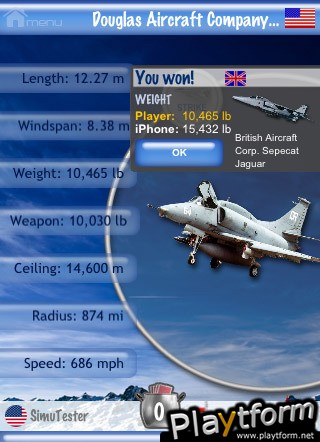 Super Trumps Aircrafts (iPhone/iPod)