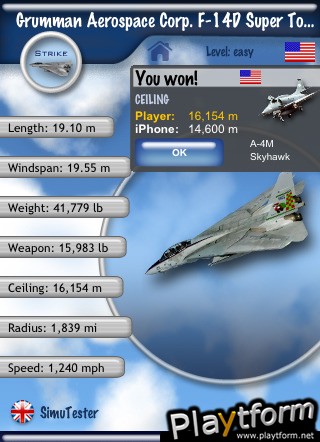Super Trumps Aircrafts (iPhone/iPod)