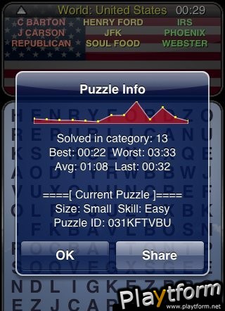 WordSearch Puzzle (iPhone/iPod)