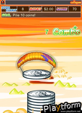 Piling Coins (iPhone/iPod)