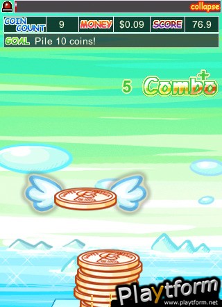 Piling Coins (iPhone/iPod)
