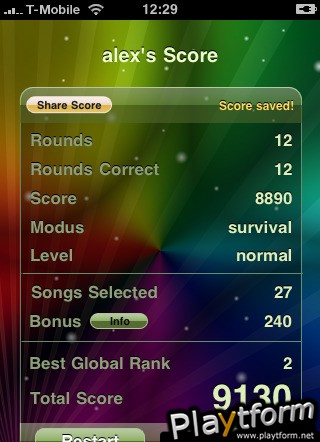 Music-Quiz (iPhone/iPod)