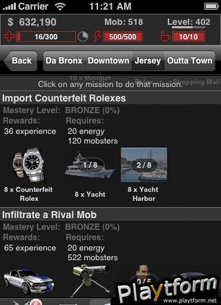 Mobsters: Big Apple (iPhone/iPod)