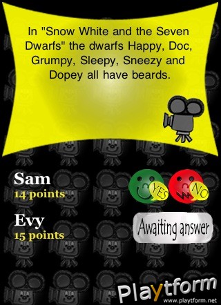 Kids Movie Quiz (iPhone/iPod)