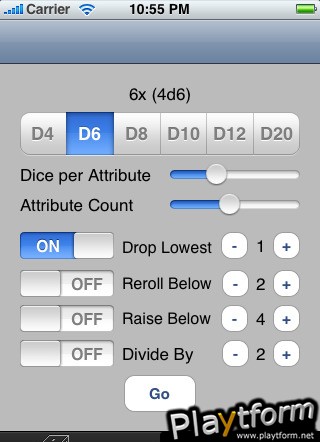 Roleplaying Assistant (iPhone/iPod)