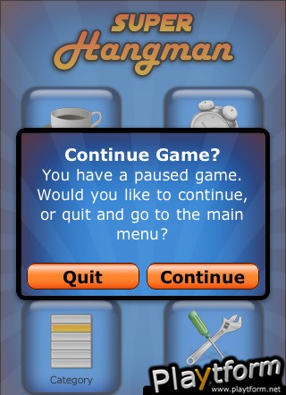 Super Hangman Pro + Global High Scores (iPhone/iPod)