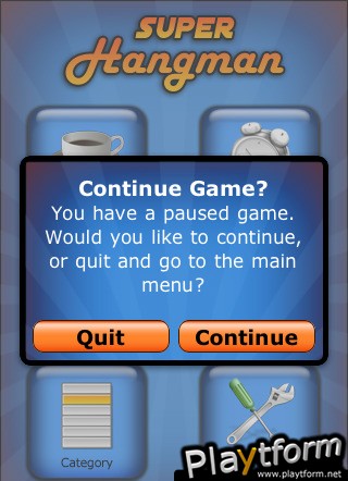 Super Hangman Pro + Global High Scores (iPhone/iPod)