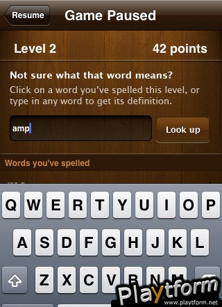 TextTumble (iPhone/iPod)