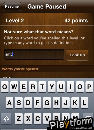 TextTumble (iPhone/iPod)
