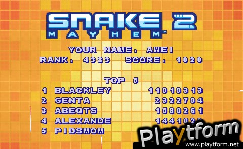 Snake Mayhem 2 (iPhone/iPod)