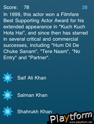 BollyTrivia (iPhone/iPod)