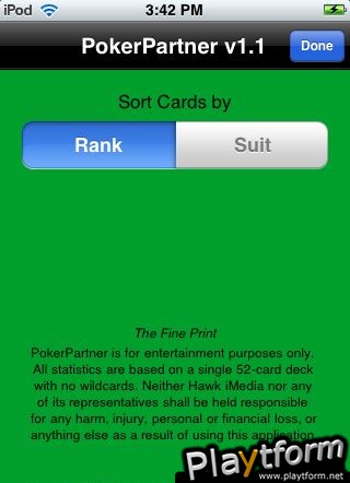 PokerPartner (iPhone/iPod)