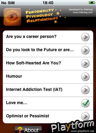 PsychTest (iPhone/iPod)