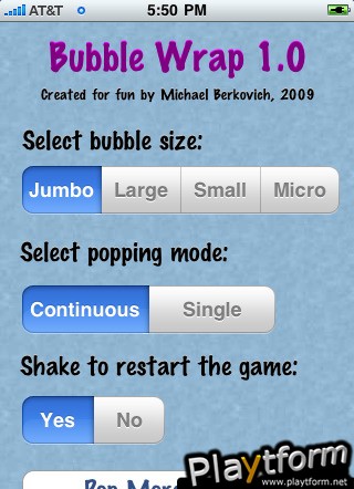 Bubble Wrap (iPhone/iPod)