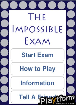 Impossible Exam (iPhone/iPod)
