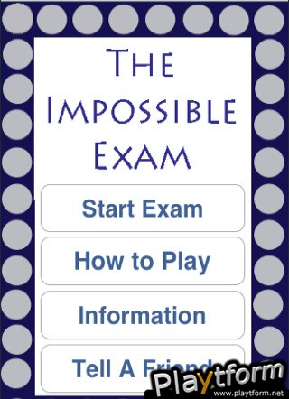 Impossible Exam (iPhone/iPod)