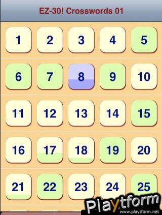 EZ-30! Crosswords 01 (iPhone/iPod)