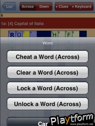 EZ-30! Crosswords 01 (iPhone/iPod)