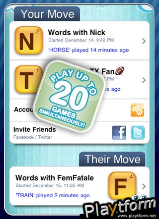 Words With Friends (iPhone/iPod)