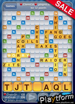 Words With Friends (iPhone/iPod)