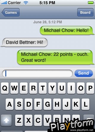 Words With Friends (iPhone/iPod)
