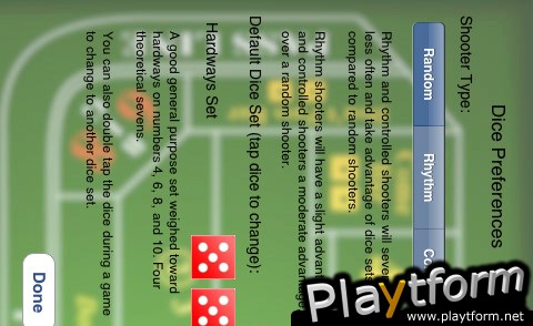 Craps Deluxe (iPhone/iPod)